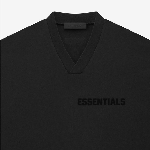 Fear of God essentials black football jersey top T-shirt black - Picture 6 of 6